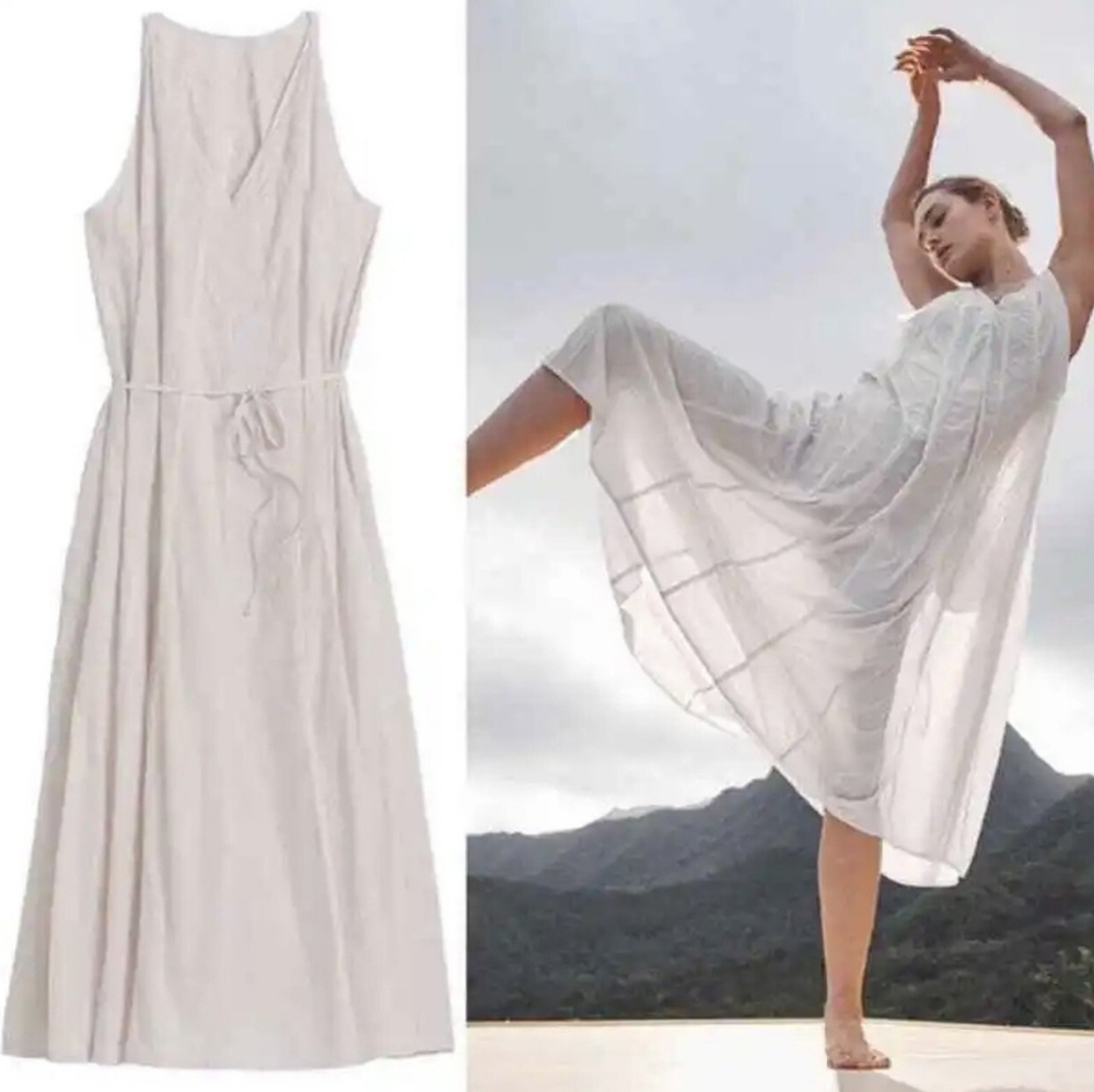 Athleta Canopy Parachute Dress Ivory, XS (fits up to size M!)